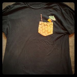 Zumiez Pineapple pocket shirt